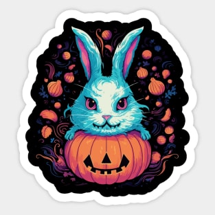 Arctic Hare Halloween Sticker